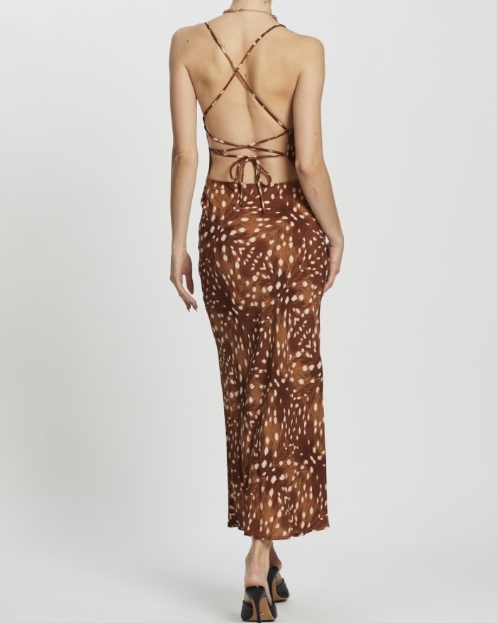 Take Charge Asymmetrical Midi Dress