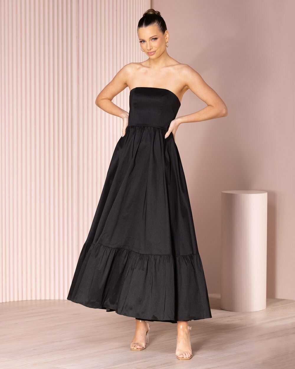 knee length dresses for ladies SNDYS Ellery Maxi Dress White main image 1