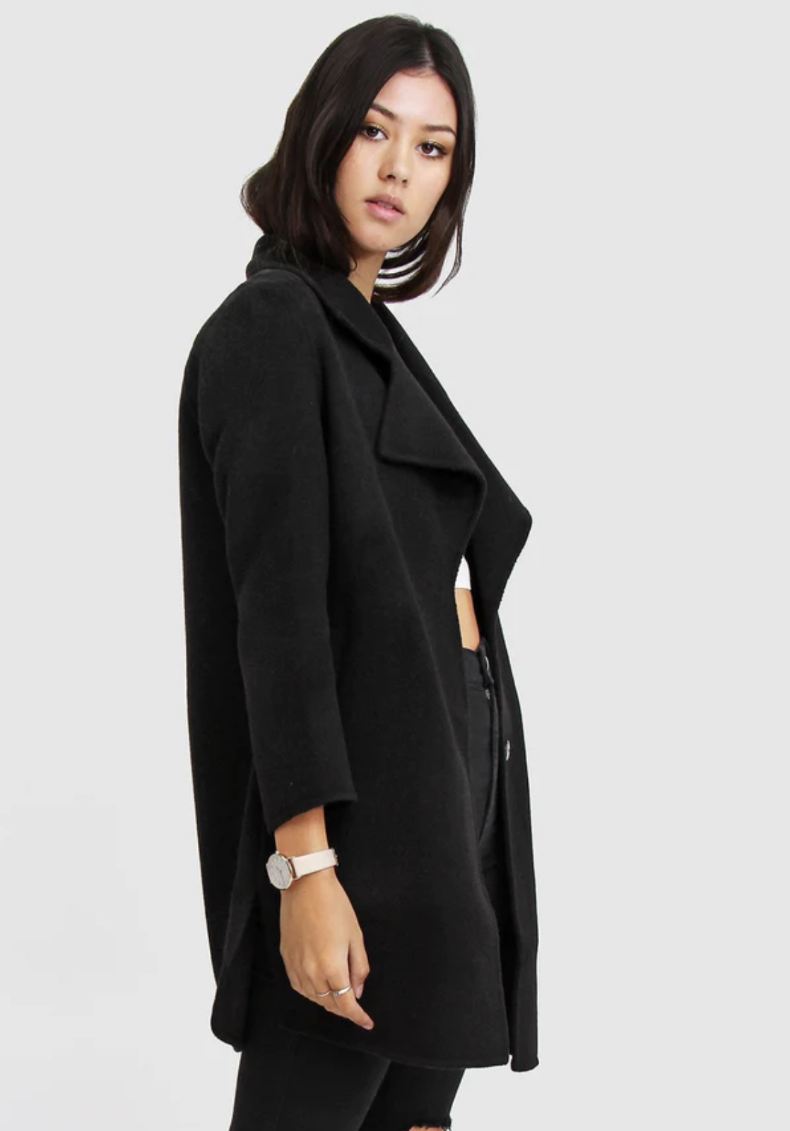Ex-Boyfriend Wool Blend Oversized Coat