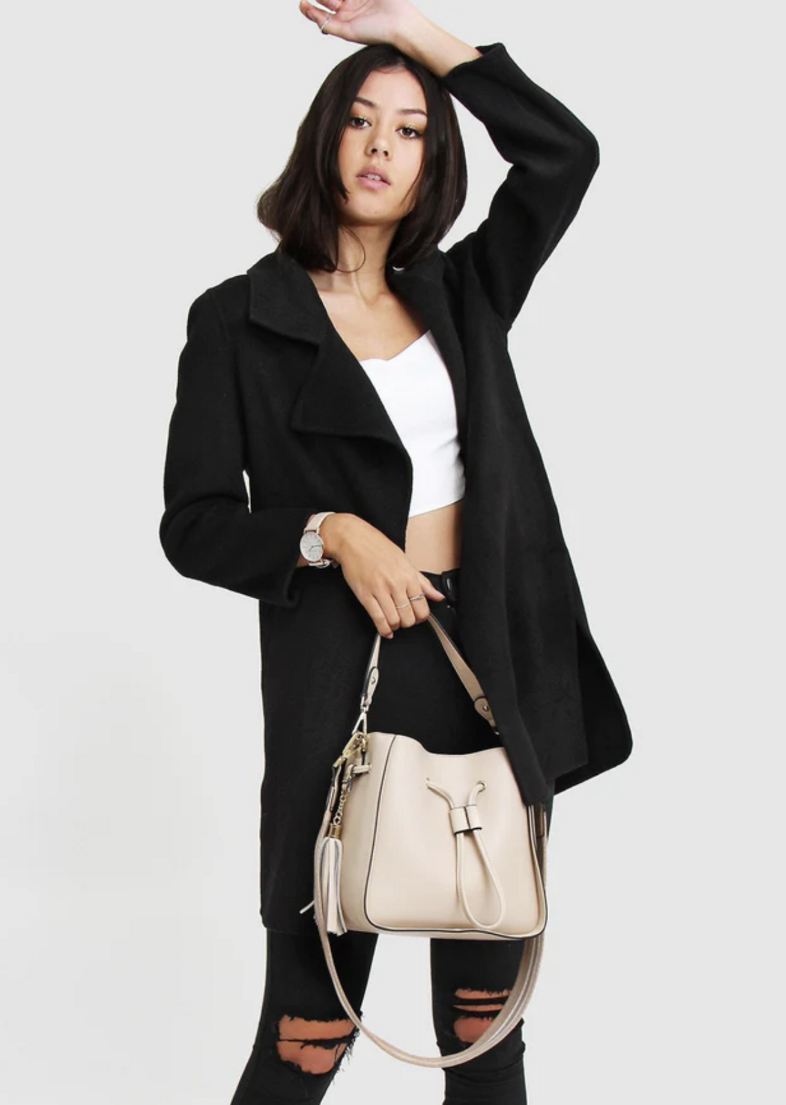 Ex-Boyfriend Wool Blend Oversized Coat