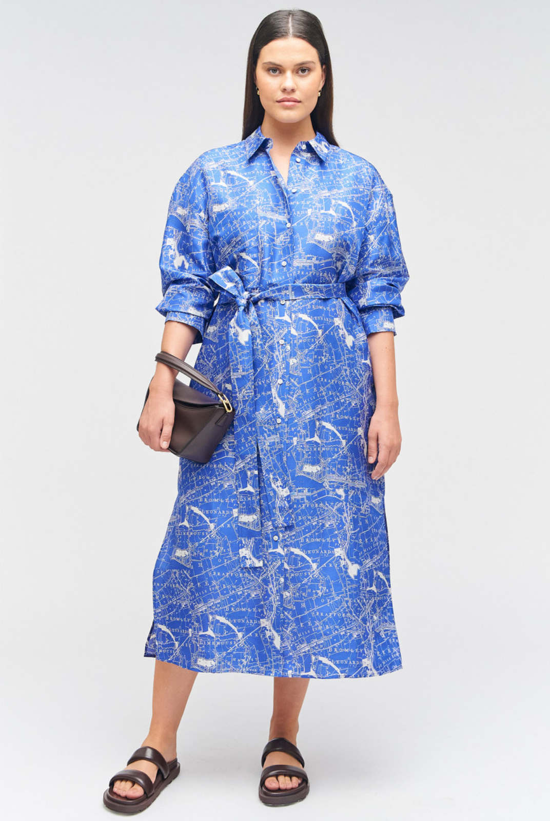 Oroton Map Print Shirt Dress AirRobe