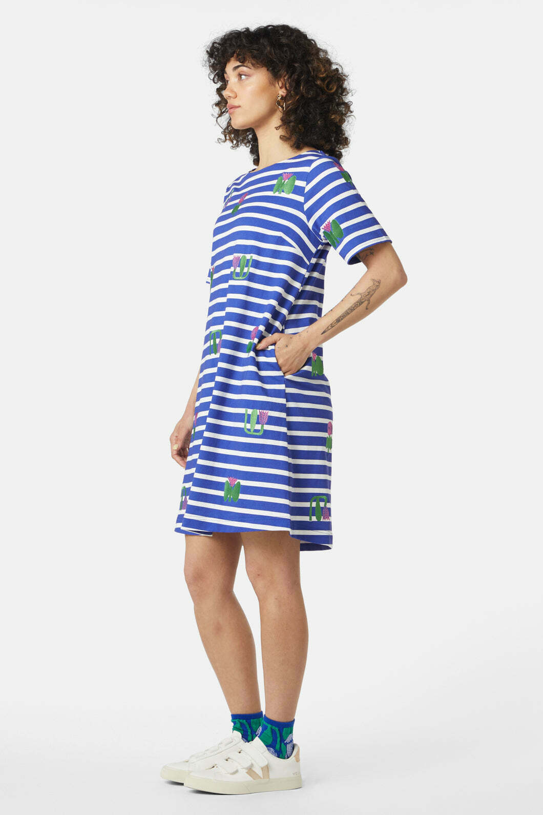 Flower Pattern Oui Non Dress