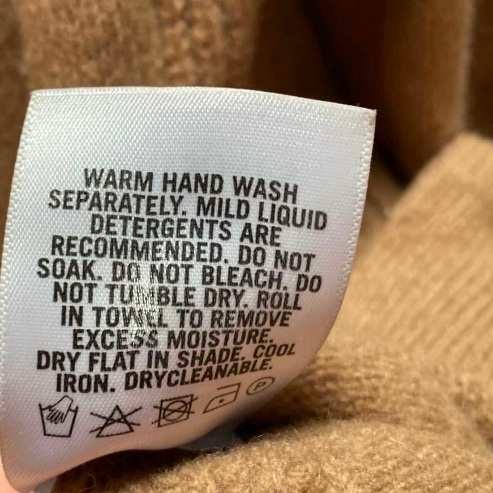 Cashmere Wool blend Camel Turtleneck Roll Neck Cropped Jumper