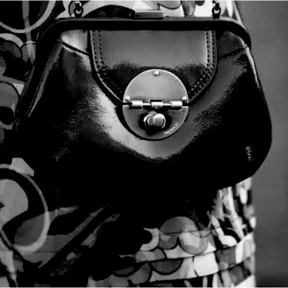 Hybrid Clutch Black Leather Clutch Purse RRP$199