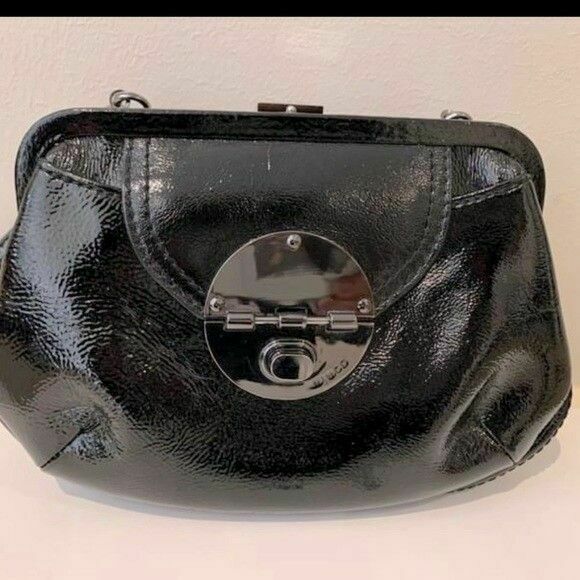 Hybrid Clutch Black Leather Clutch Purse RRP$199