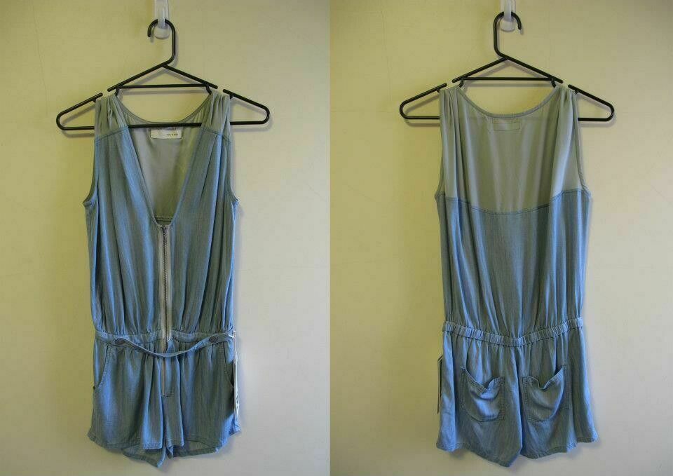 The Winning Day The Gifted Chambray Romper Onesie Playsuit 