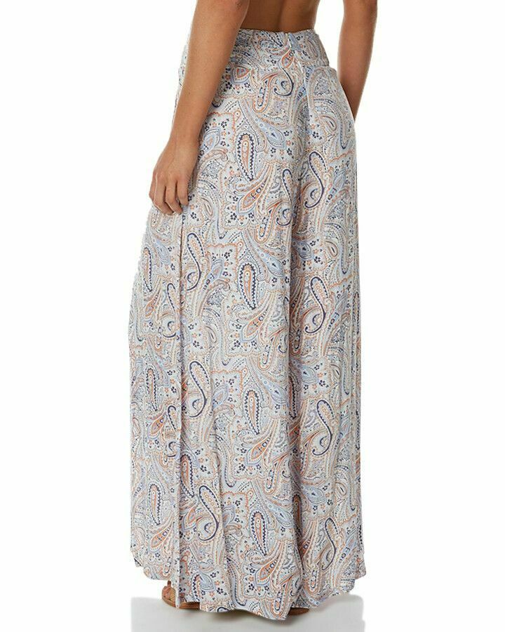 Antonino High Waisted Split Wide Leg Pants