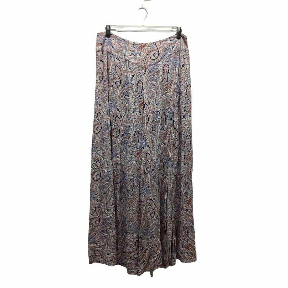 Antonino High Waisted Split Wide Leg Pants