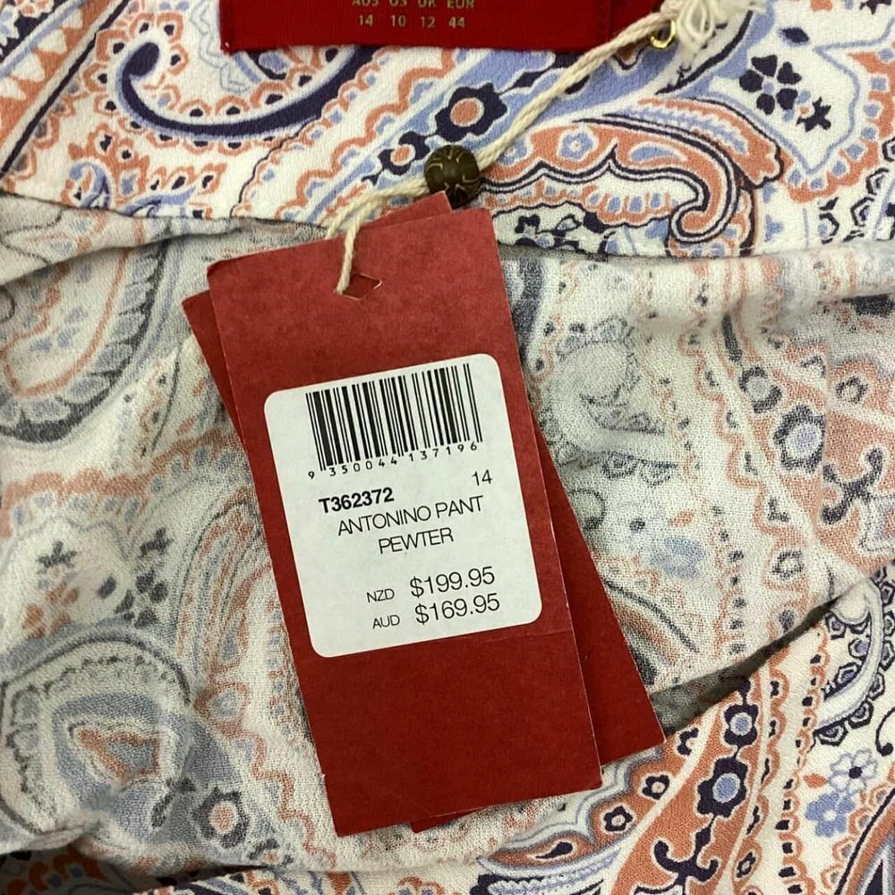 Antonino High Waisted Split Wide Leg Pants