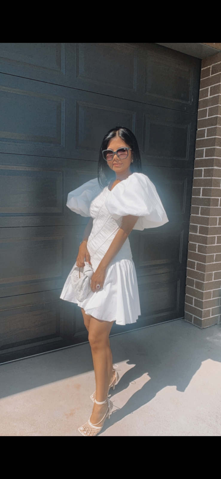 Aje. Dawn Drawstring mini dress white - AirRobe