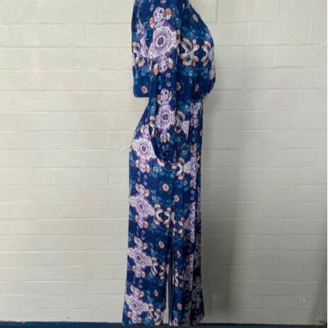 Mimosa Blue Off The Shoulder Maxi Dress