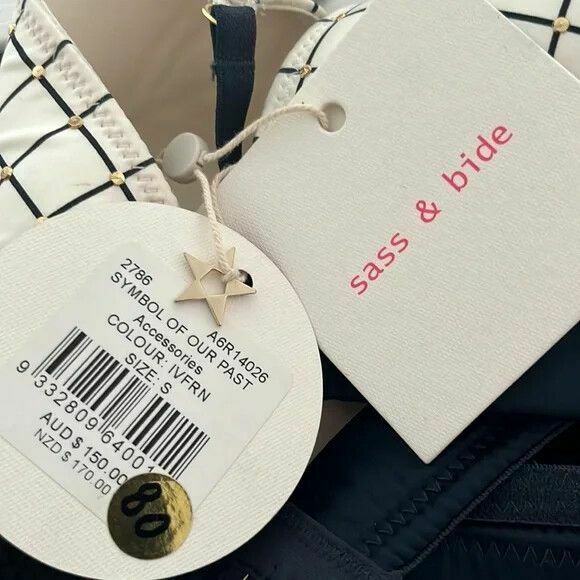 Ivory Symbol Of Our Past Studded Soft Cup Bra