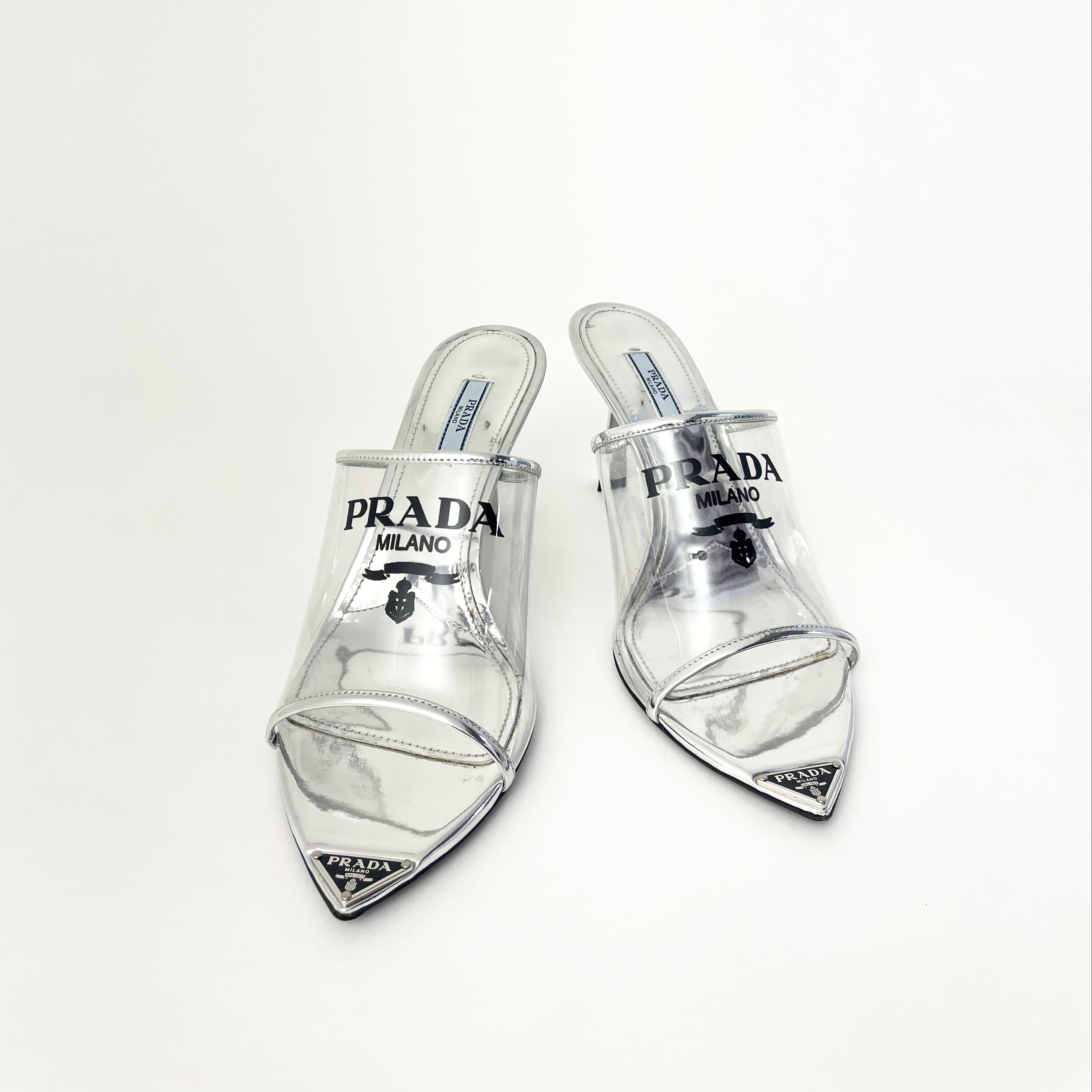 Prada Perspex Heels Sz 40 - AirRobe