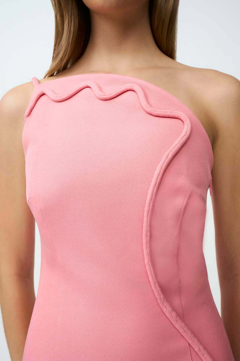 Twiggy Swirl Mini Dress - Pink