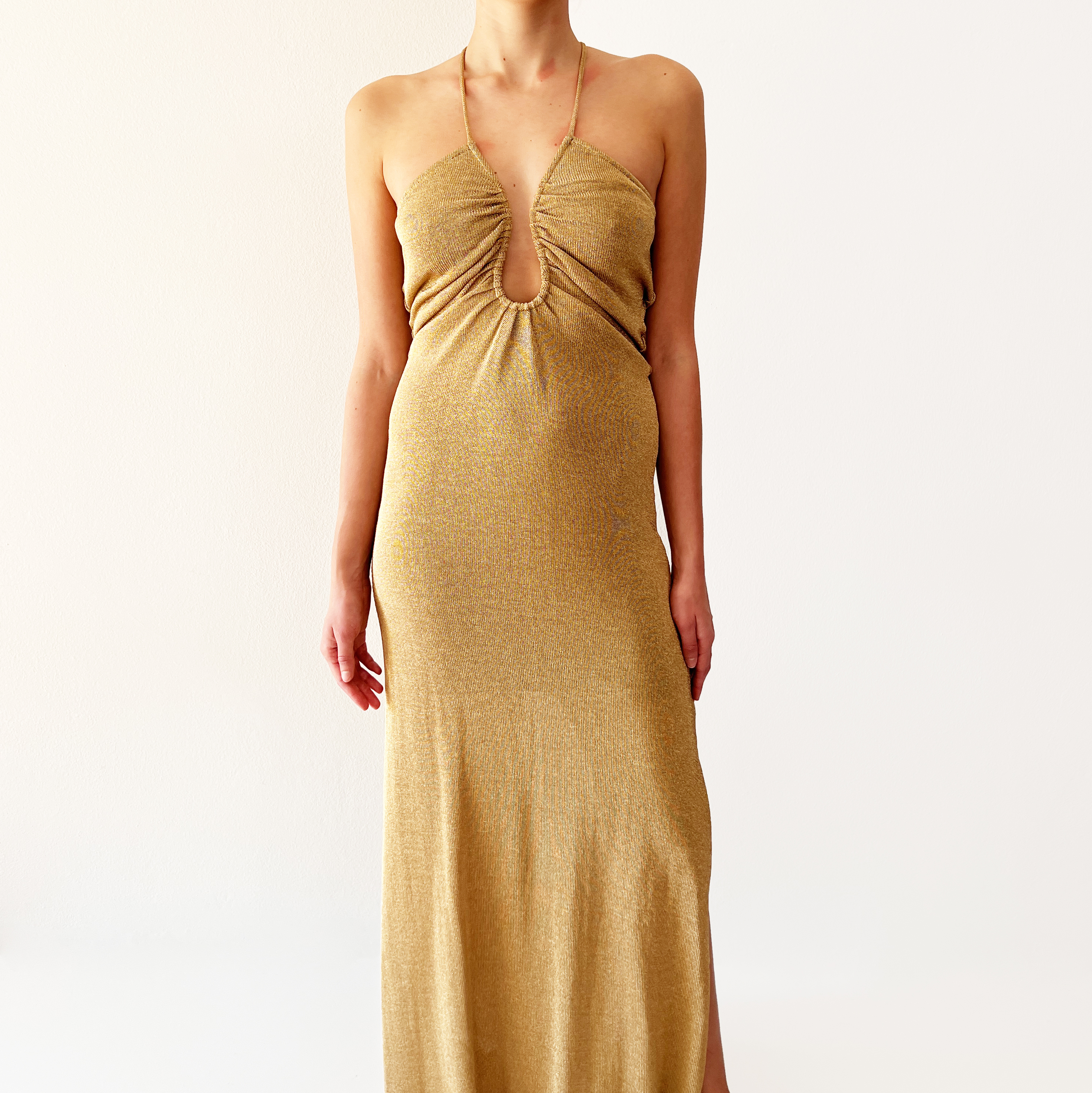 Fendi Gold Lurex Frock