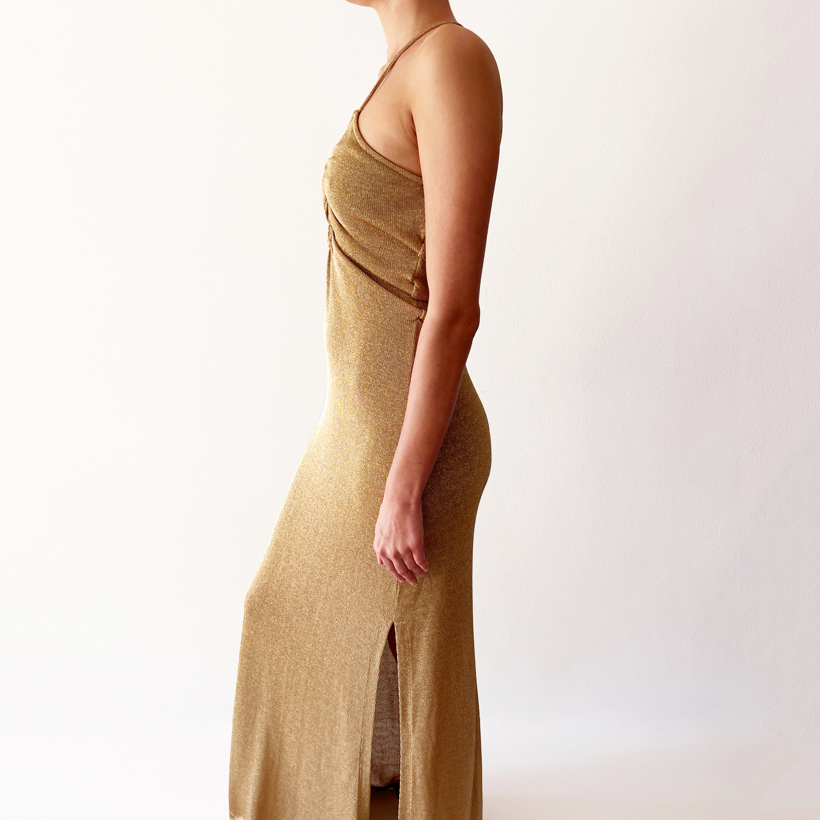 Fendi Gold Lurex Frock