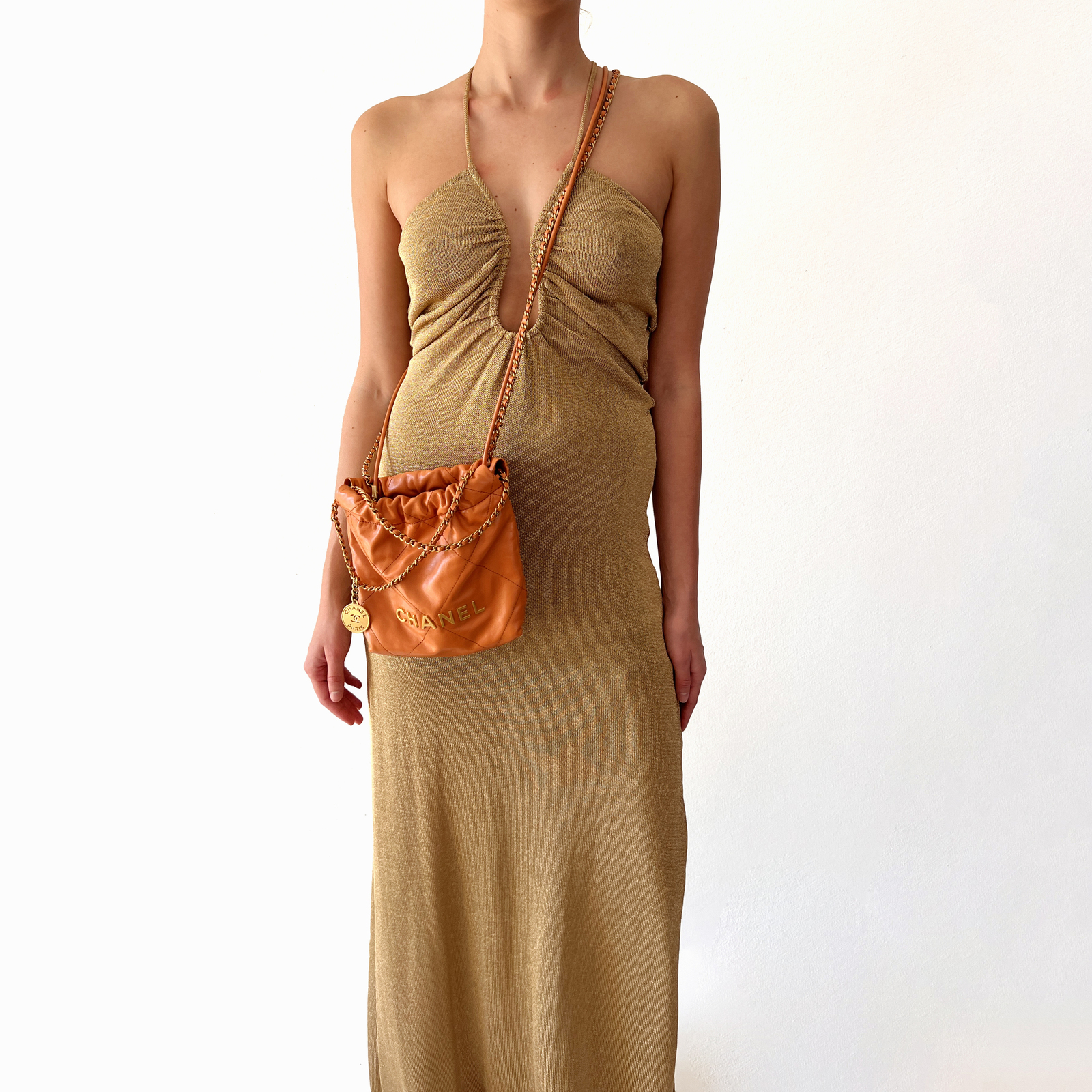 Fendi Gold Lurex Frock