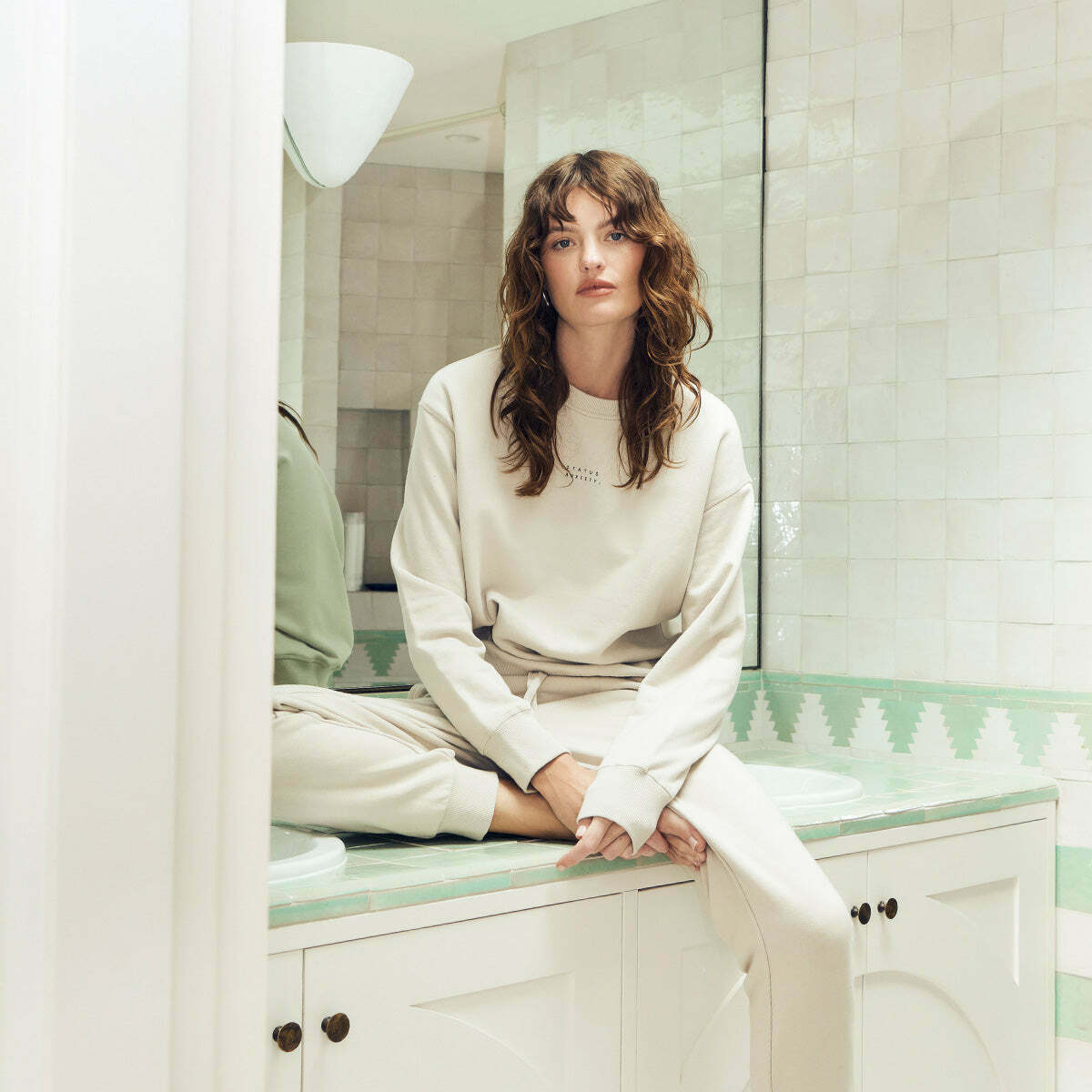 Could Be Nice Logo - Women's Classic Crew / Dove Grey