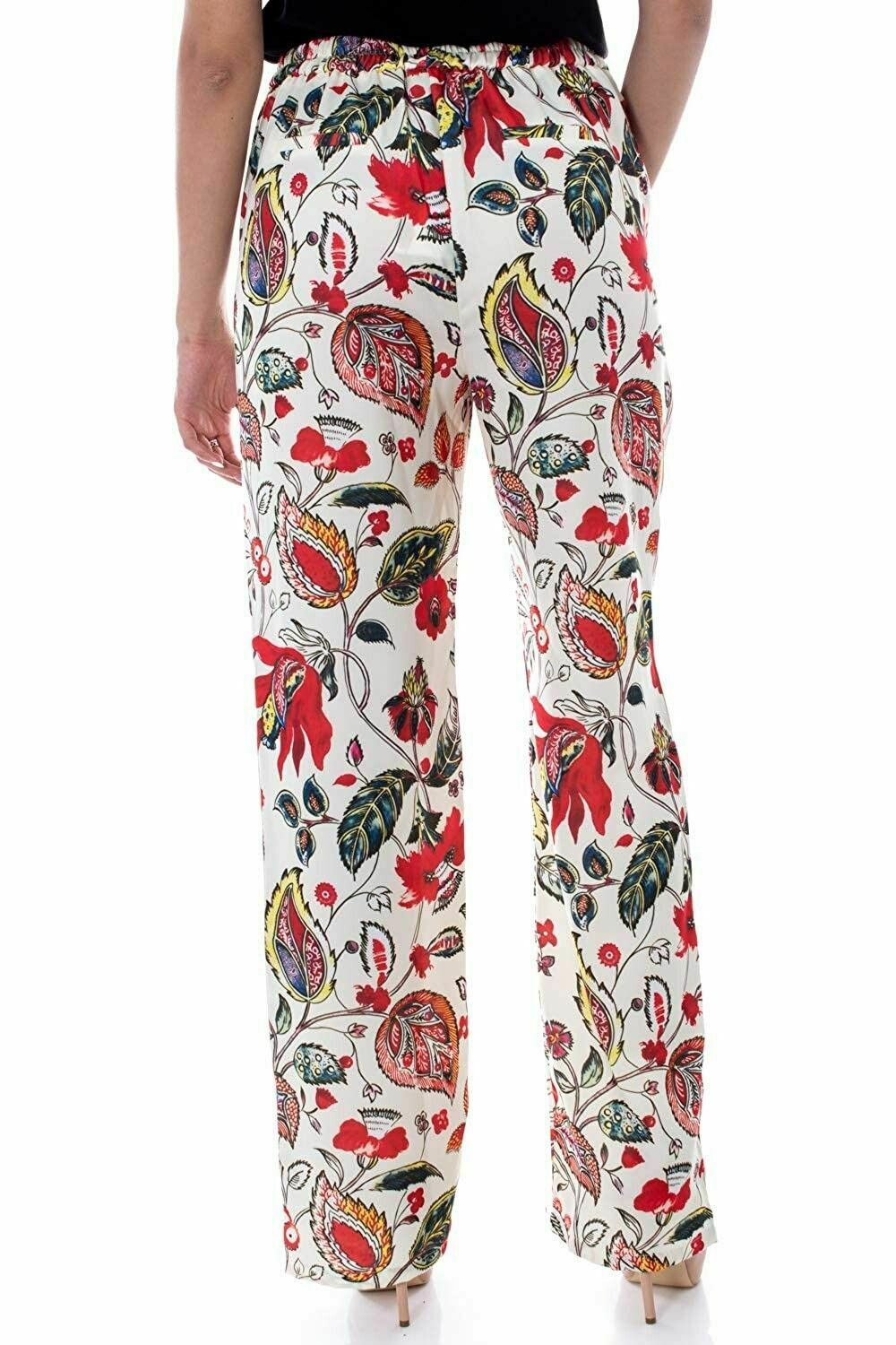 Dimitri Cream Floral Wide Leg Pants NWT RRP$269