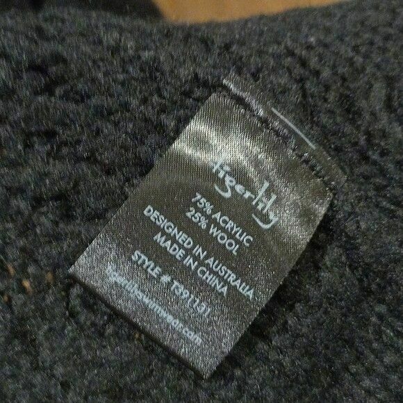 Arles Wool blend Black Pom Pom Cardi Cardigan RRP$299