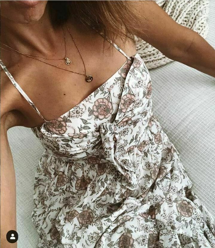 Margaux White Cotton Floral Tie Front Maxi Dress