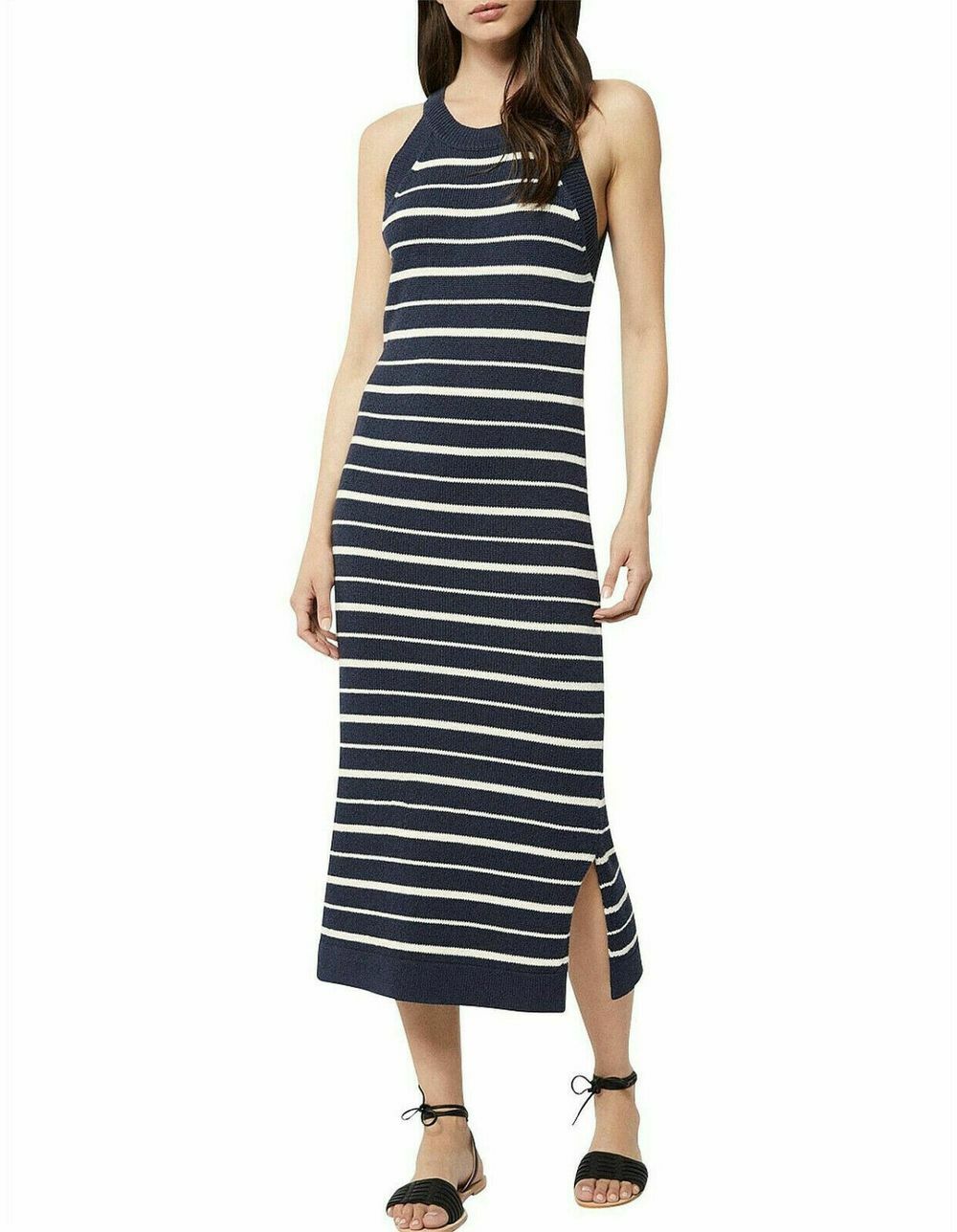 witchery linen spot dress WITCHERY Spot Print Midi Linen Dress