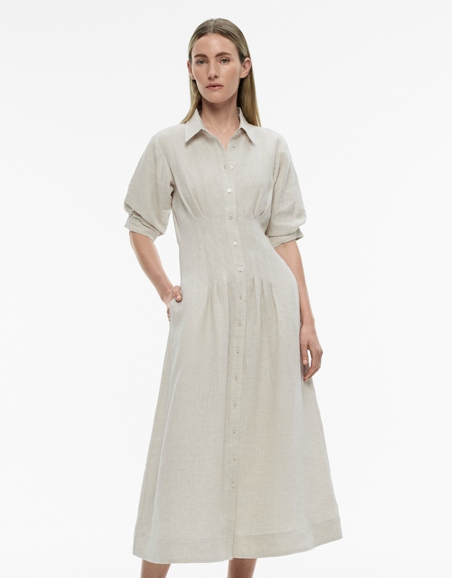 witchery white maxi dress Witchery Sheer Insert Maxi Dress in Parchment Off-White Size AU 8