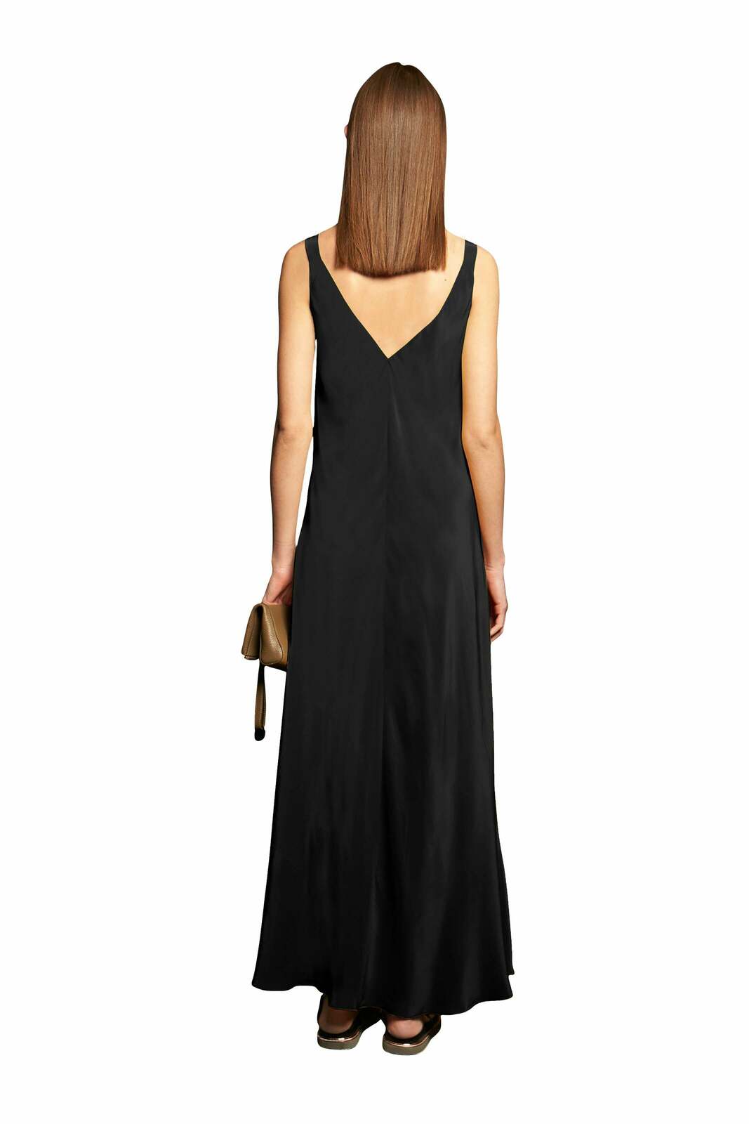 Whisper Lily Maxi Dress in Green Watercolour Chiffon