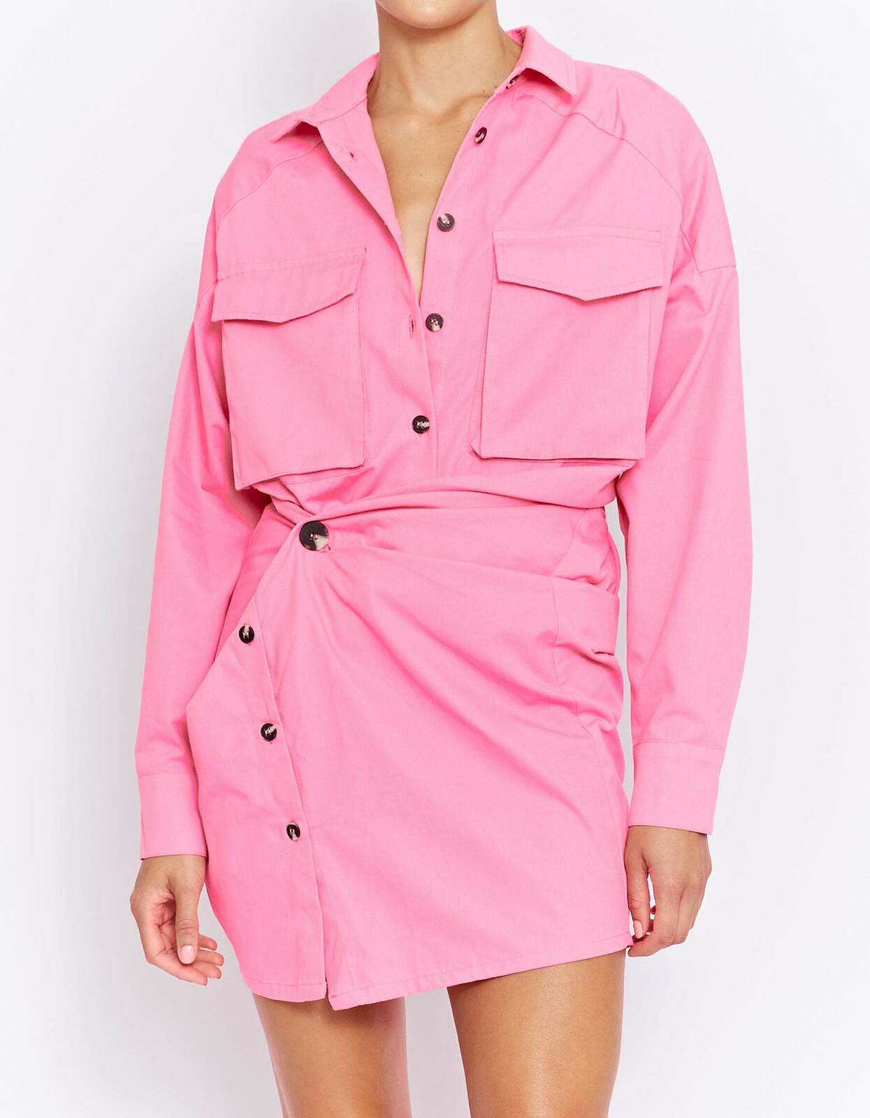 FORBES MINI DRESS | ULTRA PINK