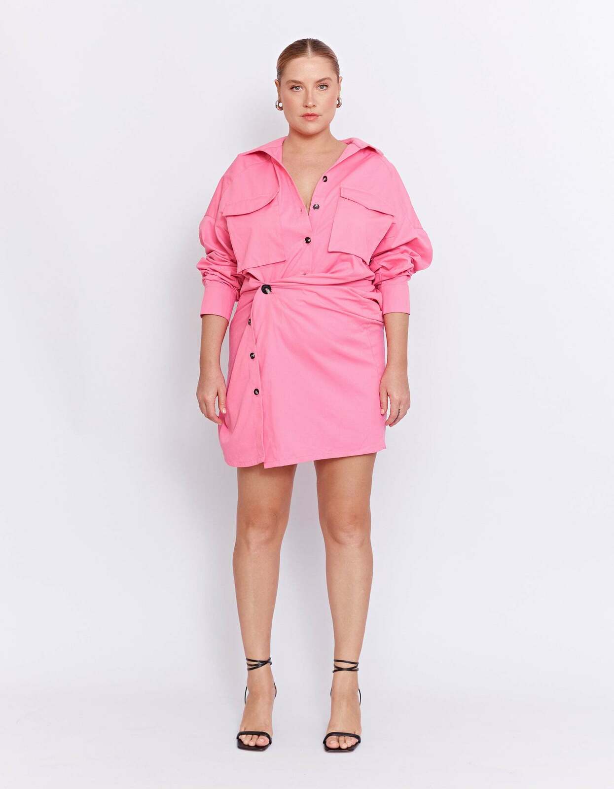 FORBES MINI DRESS | ULTRA PINK