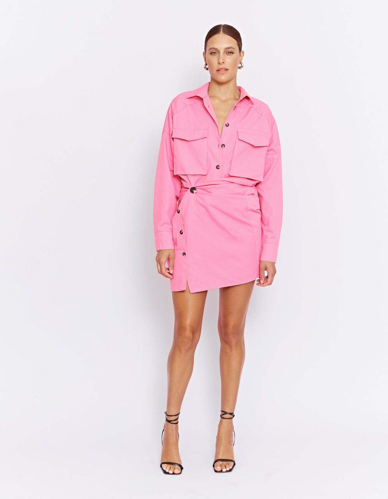 FORBES MINI DRESS | ULTRA PINK