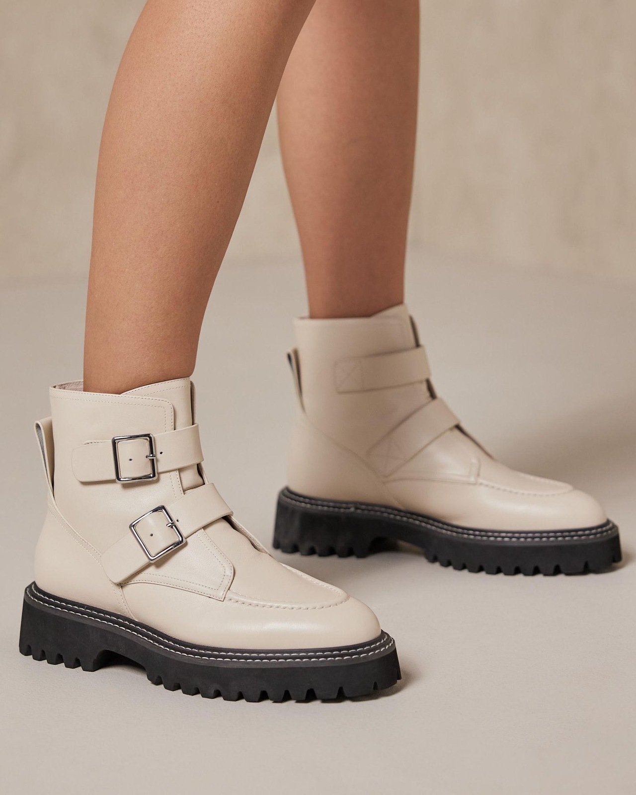 AERE Track sole combat boots AirRobe - Main Image