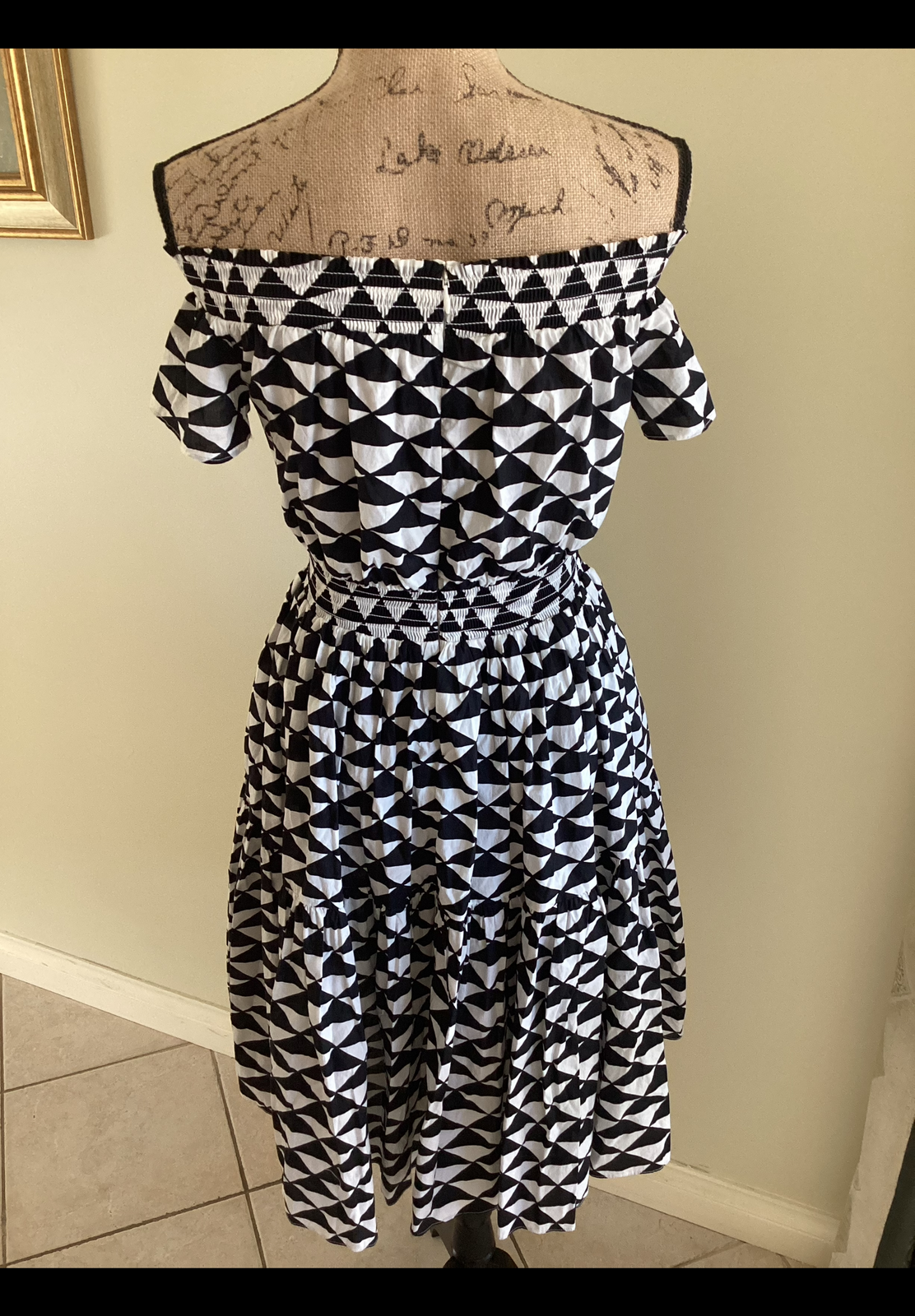 ‘Diamond’ Print Dress