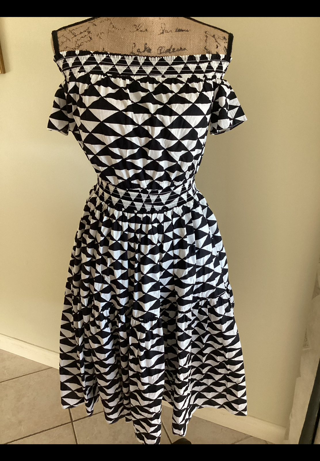 ‘Diamond’ Print Dress