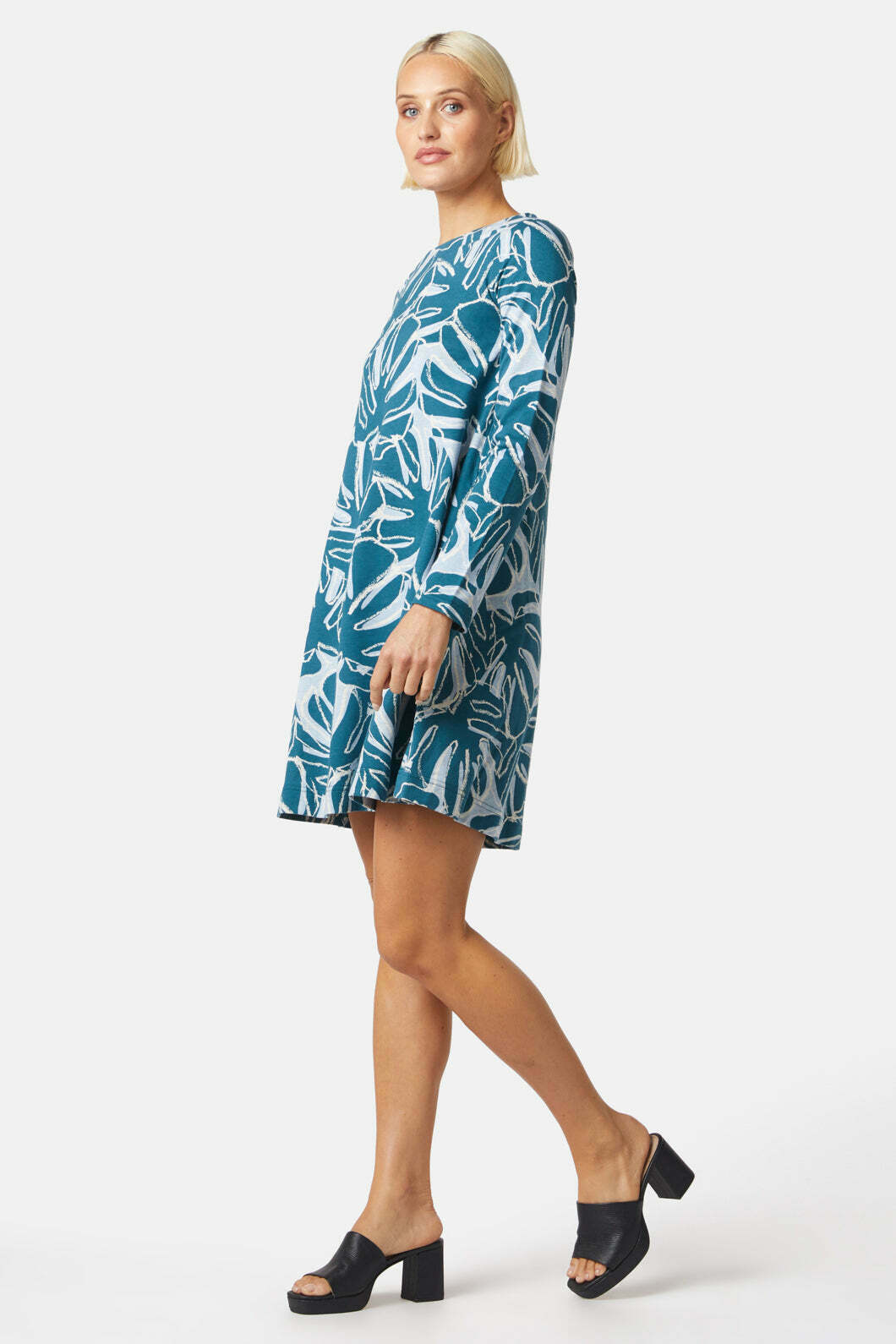 New Leaf Swing Dress