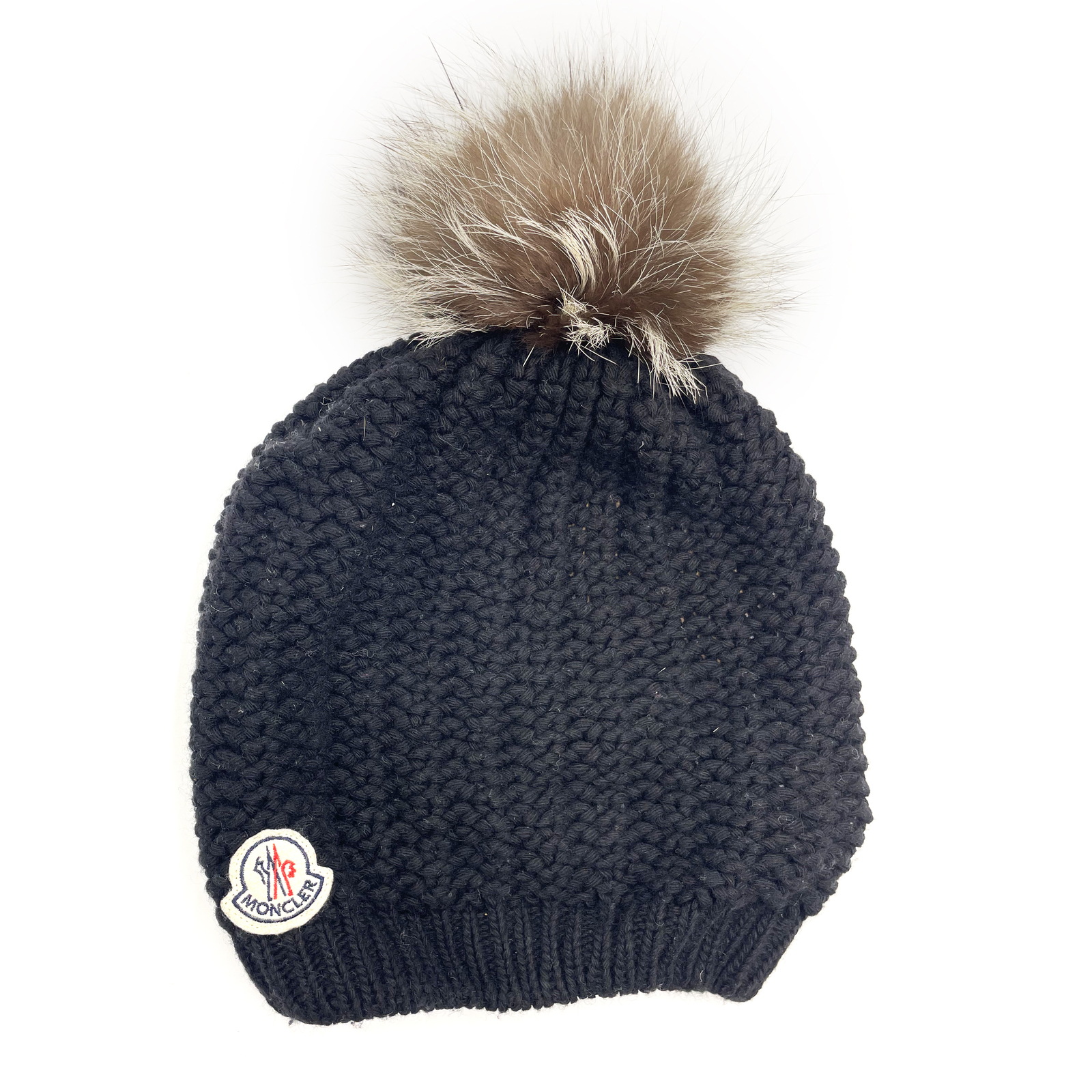 Black Pom Pom beanie