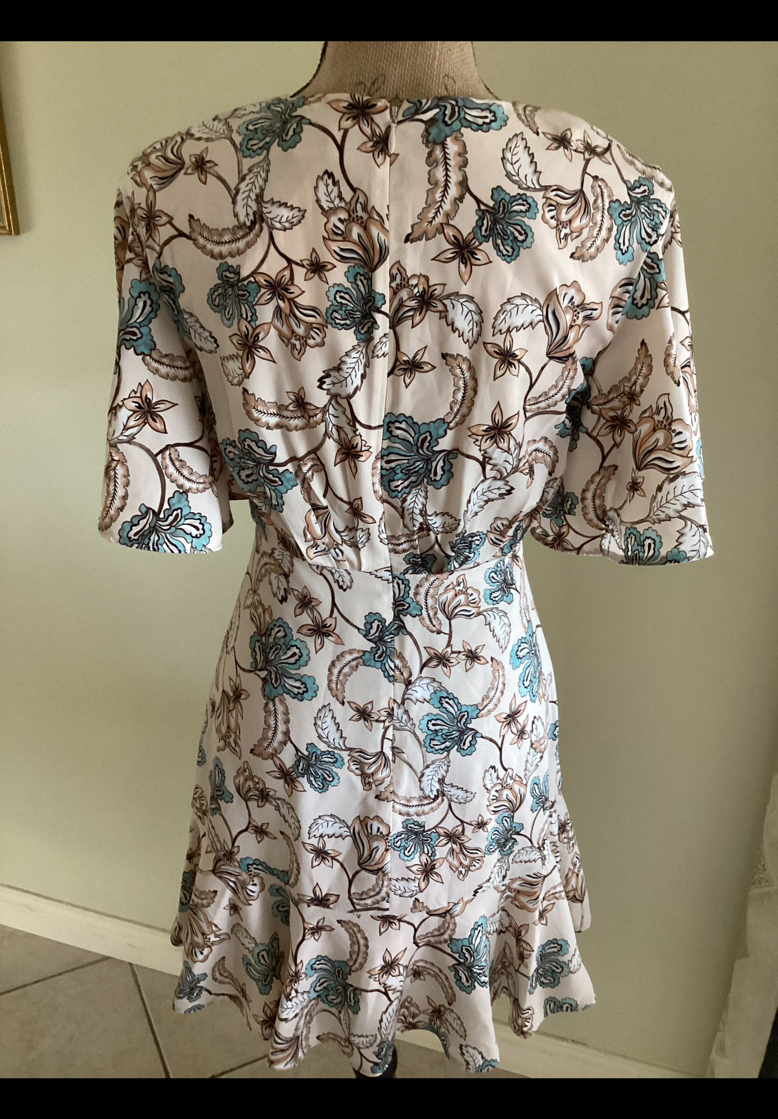 Printed Soft Ruffle Dress