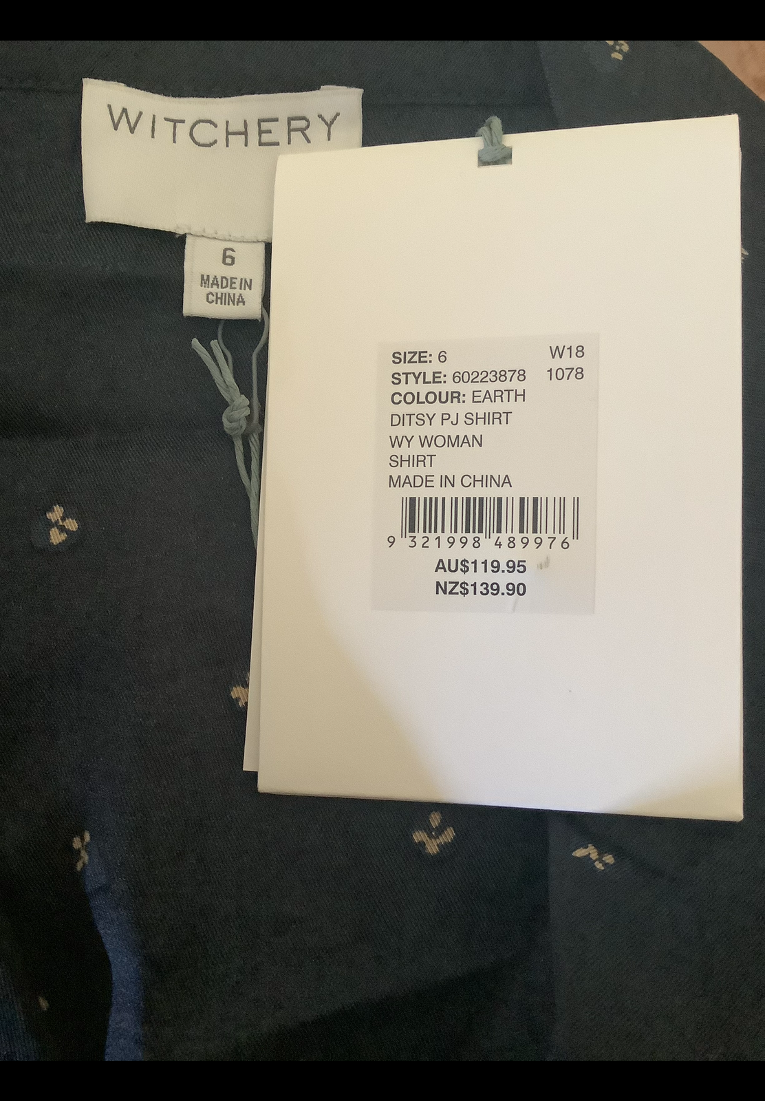 ‘Ditsy’ PJ Shirt