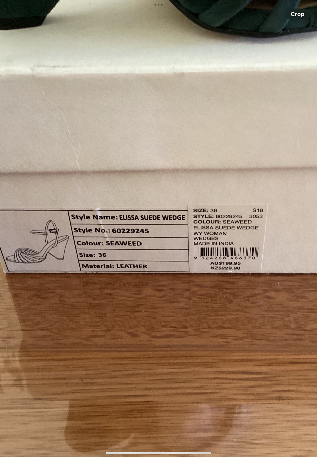 ‘Elissa’ Suede Wedges