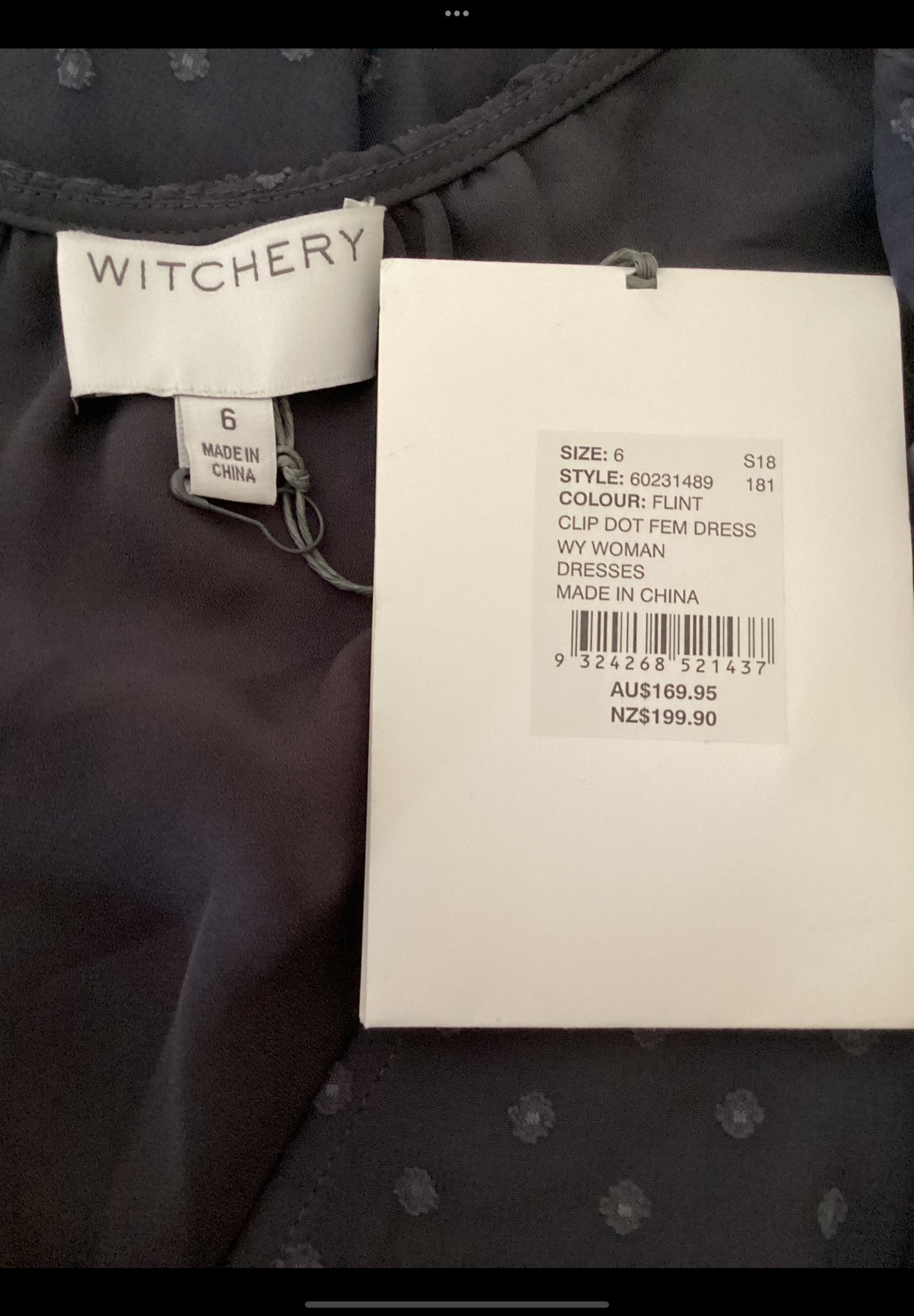 ‘Clip Dot Femme’ Dress