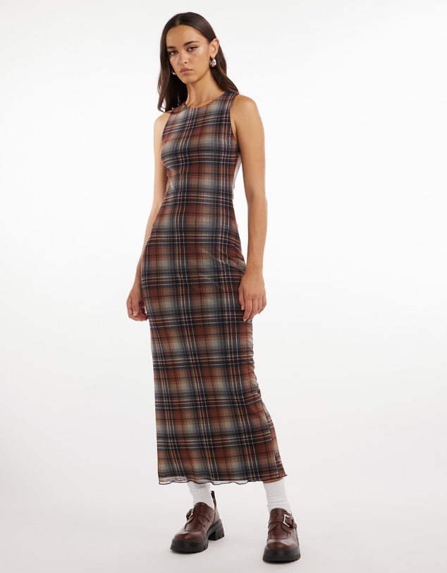 Moonlight Sounds Sleeveless Midi Dress
