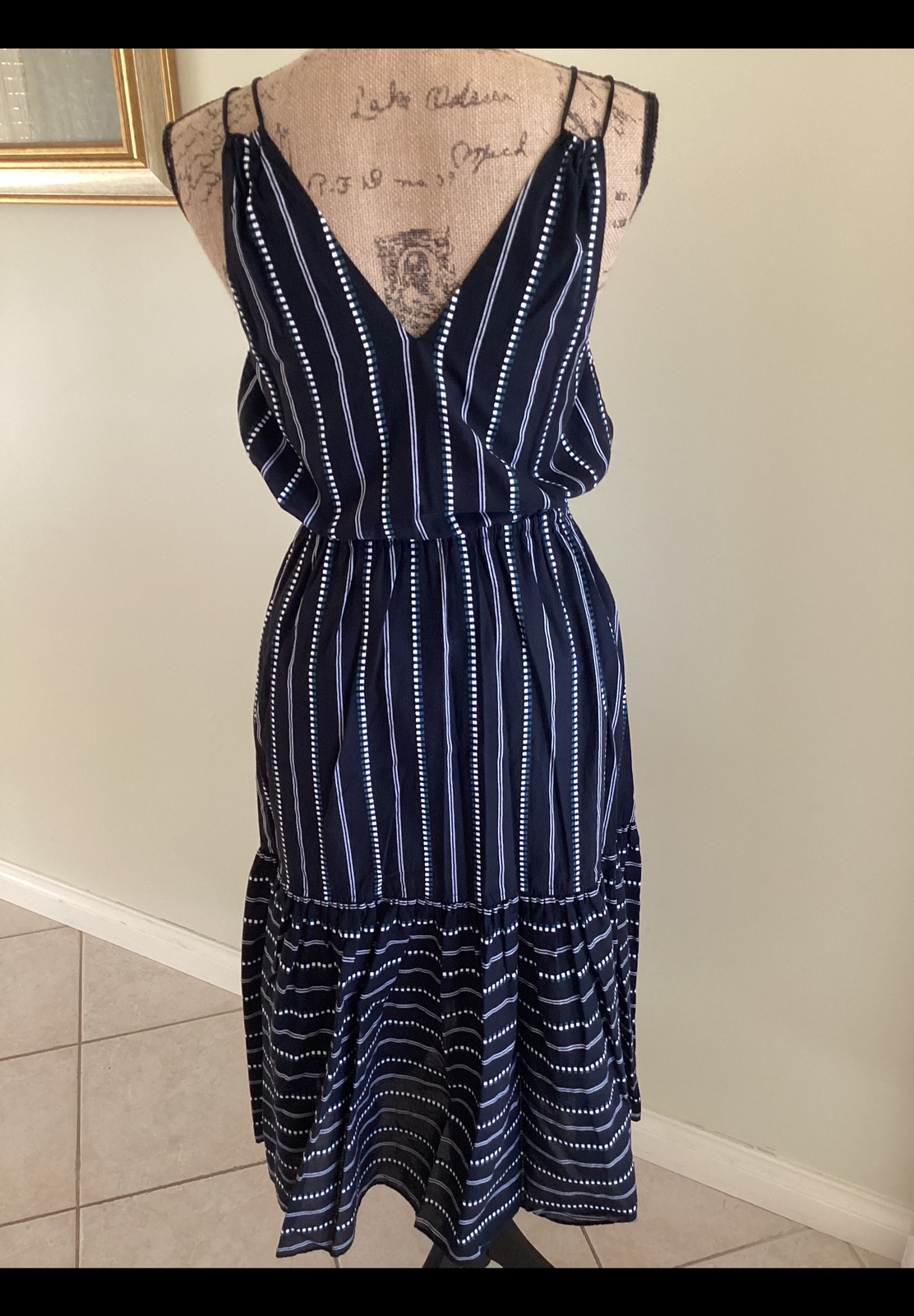 Jacquard Ruffle Dress