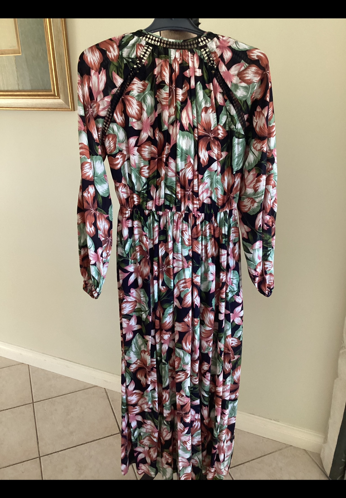 ‘Hibiscus’ Print Maxi Dress
