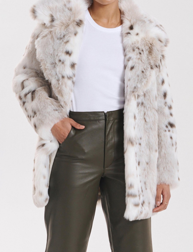 Minimalist Faux Fur jacket