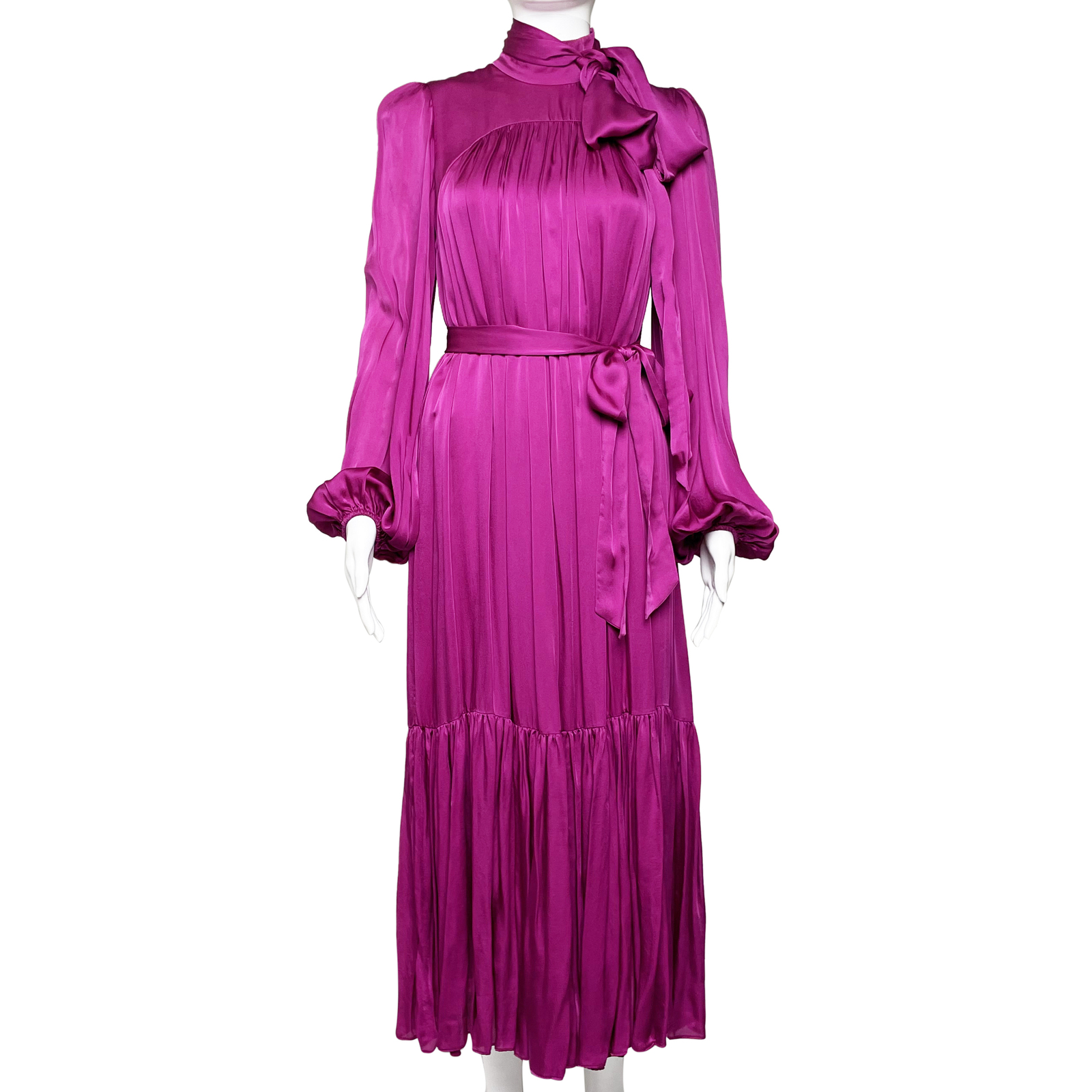 alemais white embroidered midi dress Alémais Rosemary Embroidered Linen Scarf Tie Dress