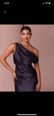 Azzurielle Eliam dress navy - AirRobe