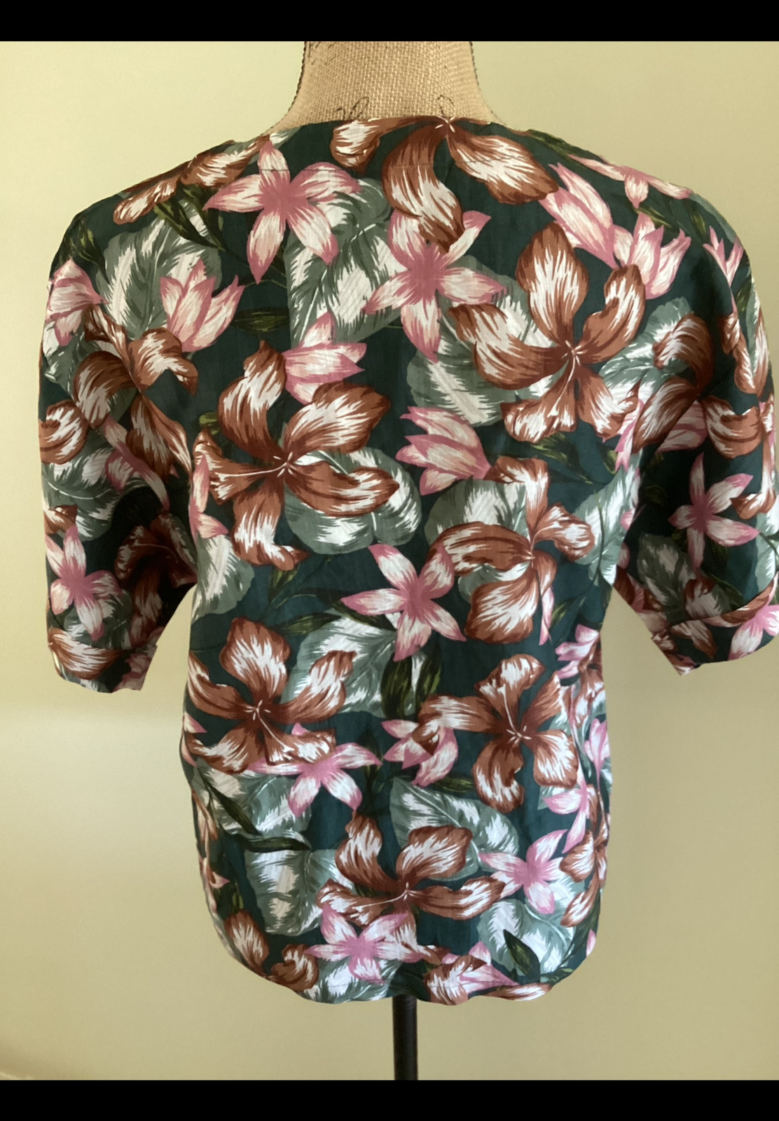 ‘Hibiscus’ Print Top