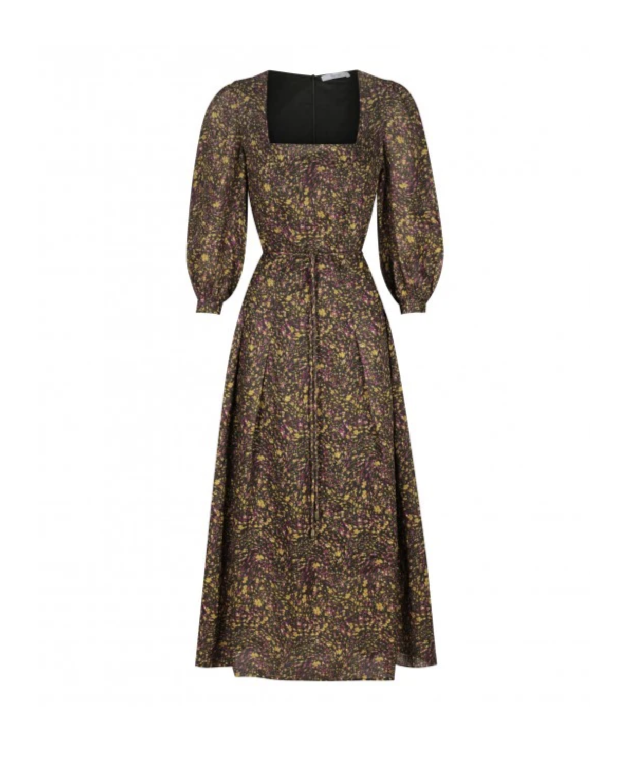 Francesca Linen Midi Dress | Print