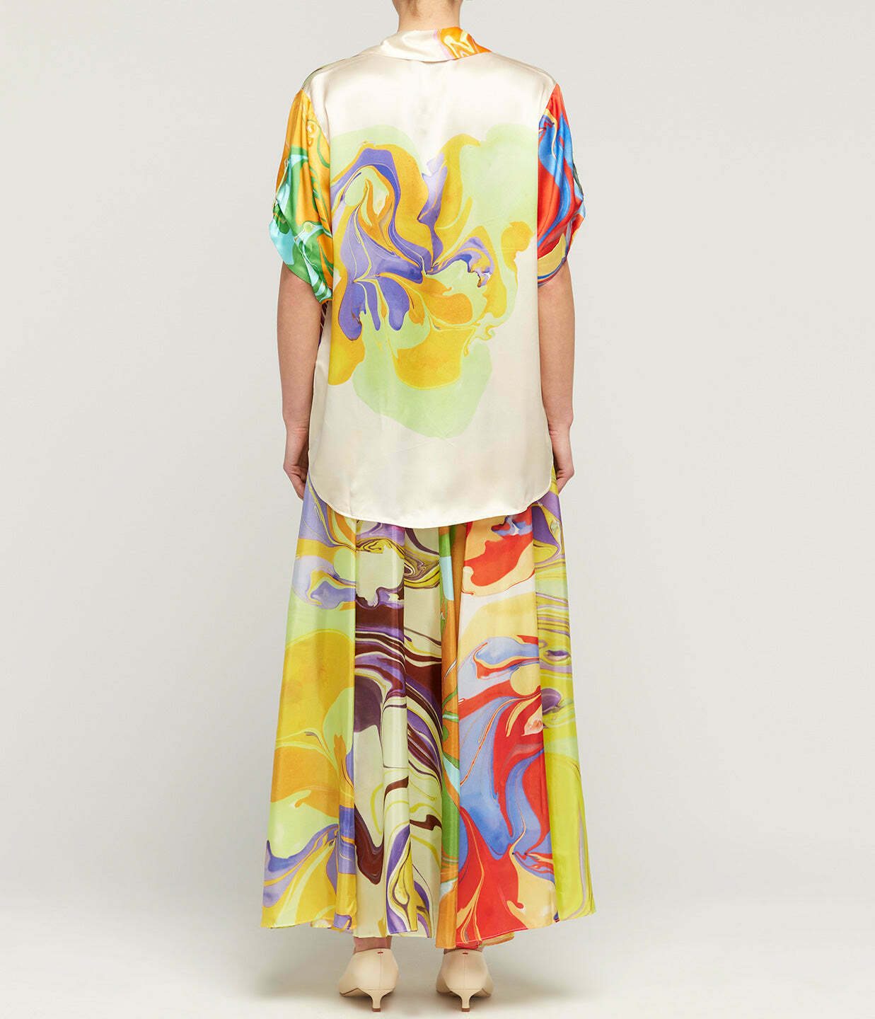 Luca Silk Shirt in Multi