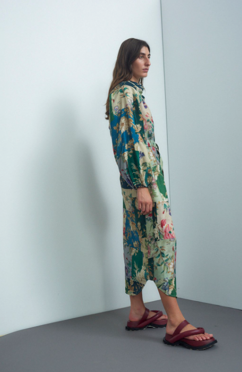 LORETTA PATCHWORK Shirtdress